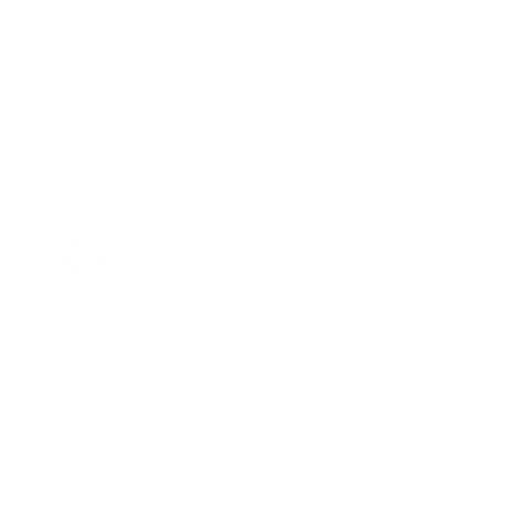 Hyundai logo white